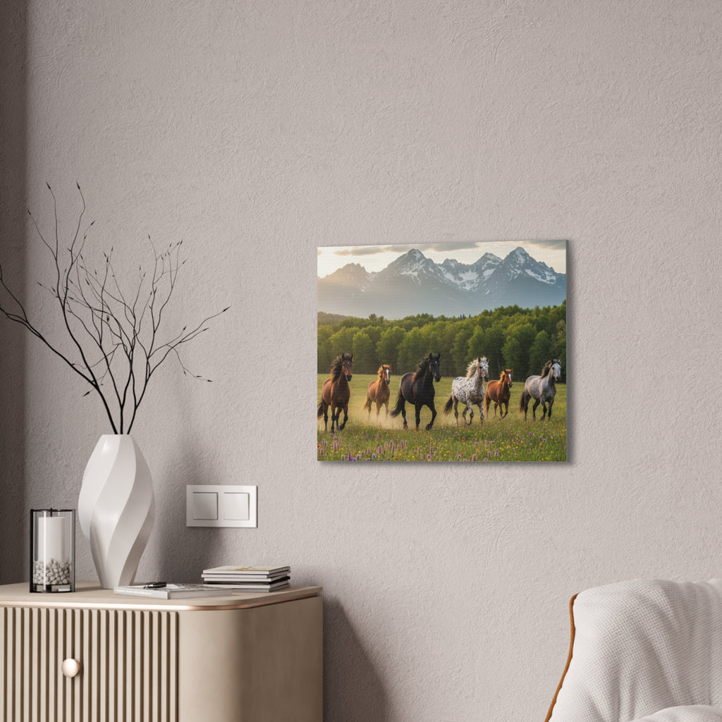 Wild Horses/Canvas Stretched, 0.75"
