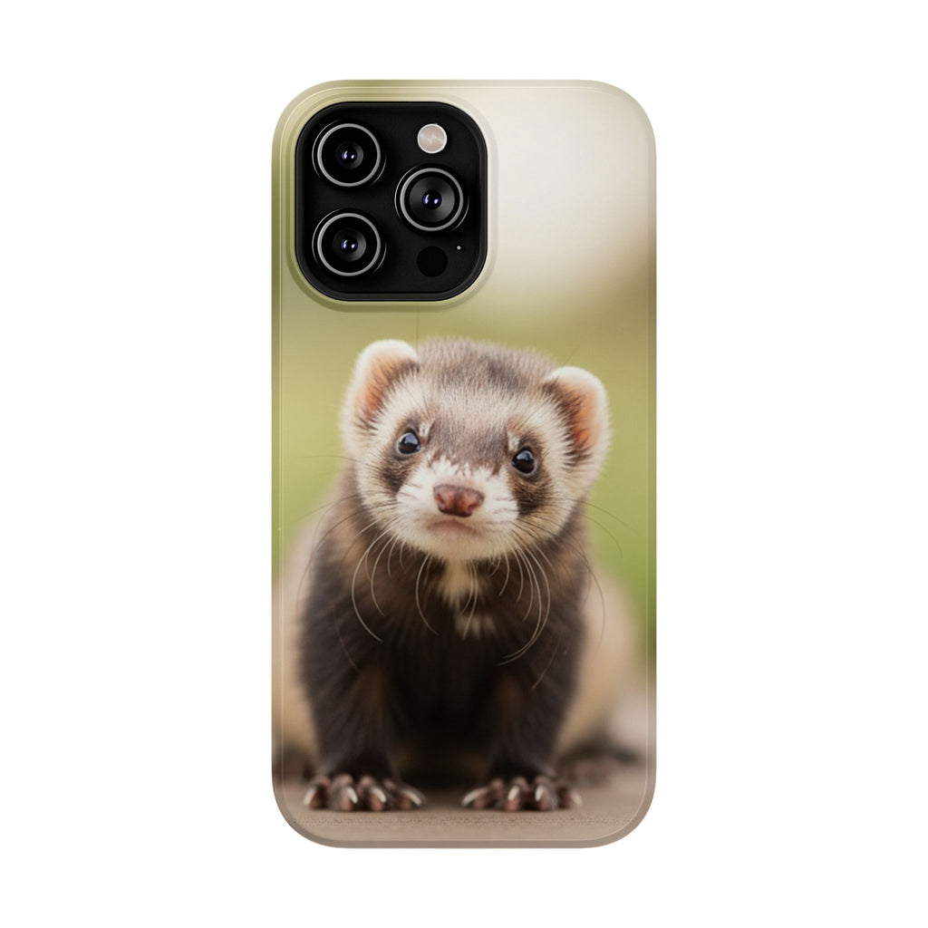 Cute Ferret Portrait Phone Case