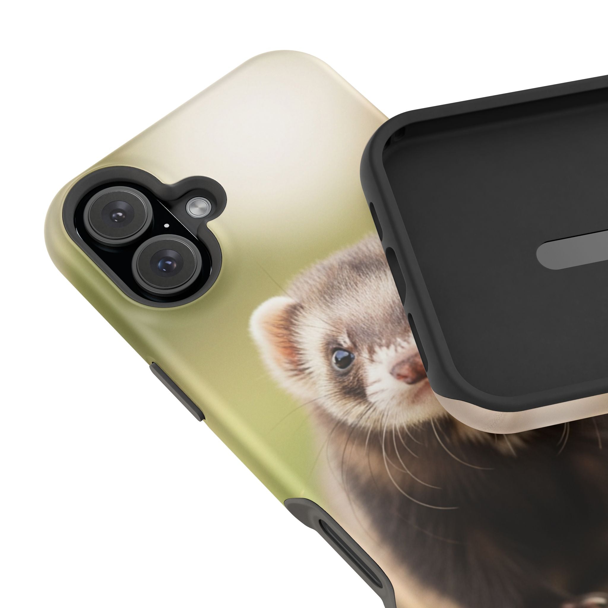 Cute Ferret Portrait Phone Case