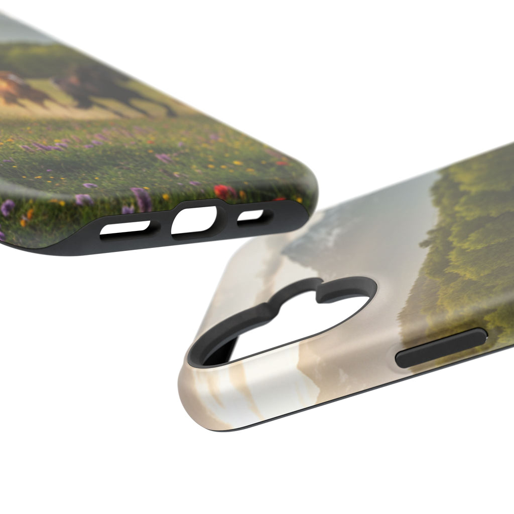 Running Horses Phone Case | Magnetic Impact-Resistant Case