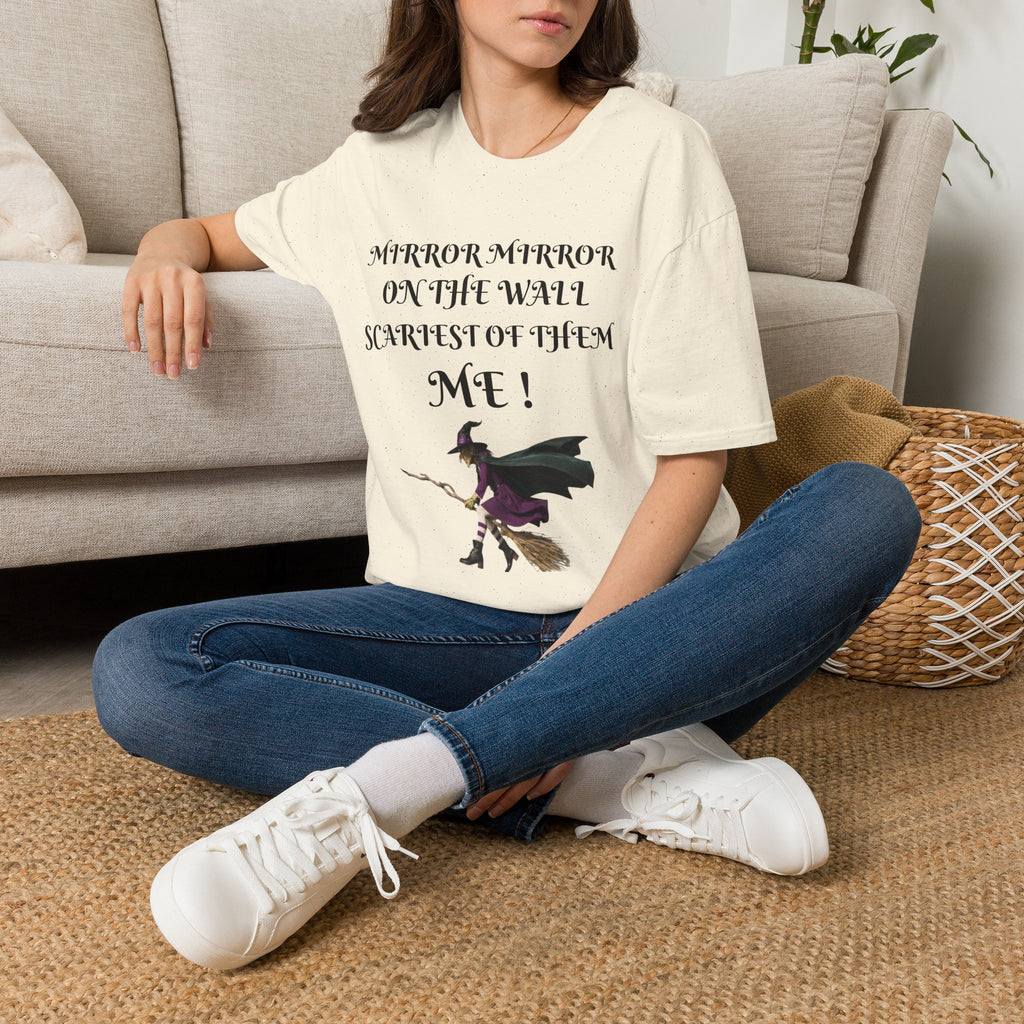Mirror Mirror on the Wall Witch Illustration T-Shirt