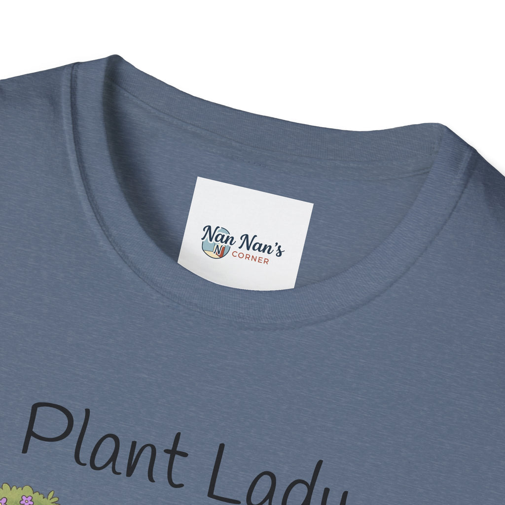 Plant Lady Gardening Unisex Graphic T-Shirt – Funny Plant Mom Cotton Tee