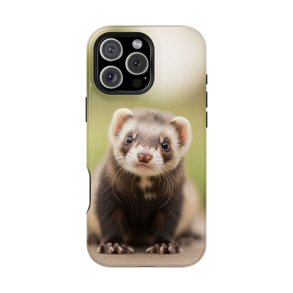 Cute Ferret Portrait Phone Case