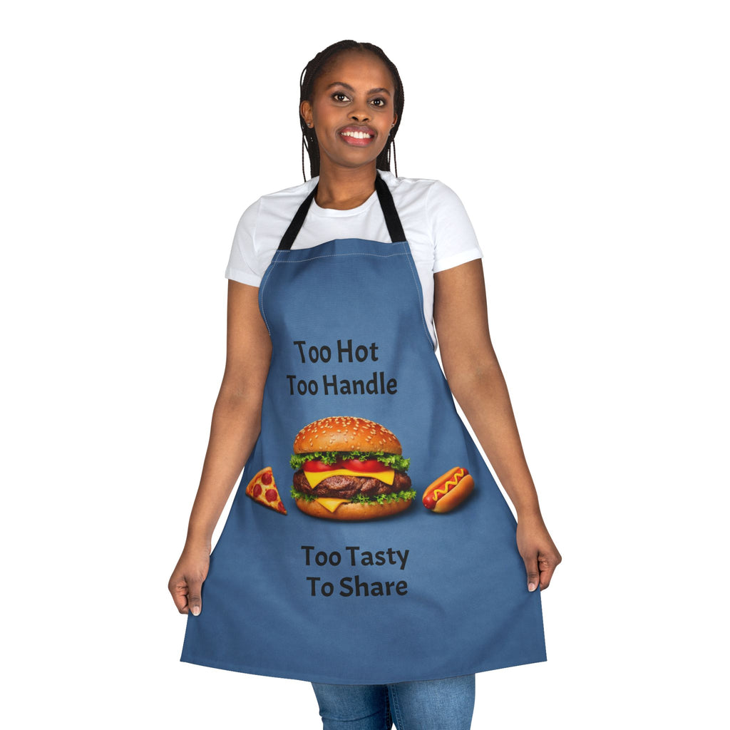 Cheeseburger Illustration Apron | Cooking BBQ Grill Kitchen