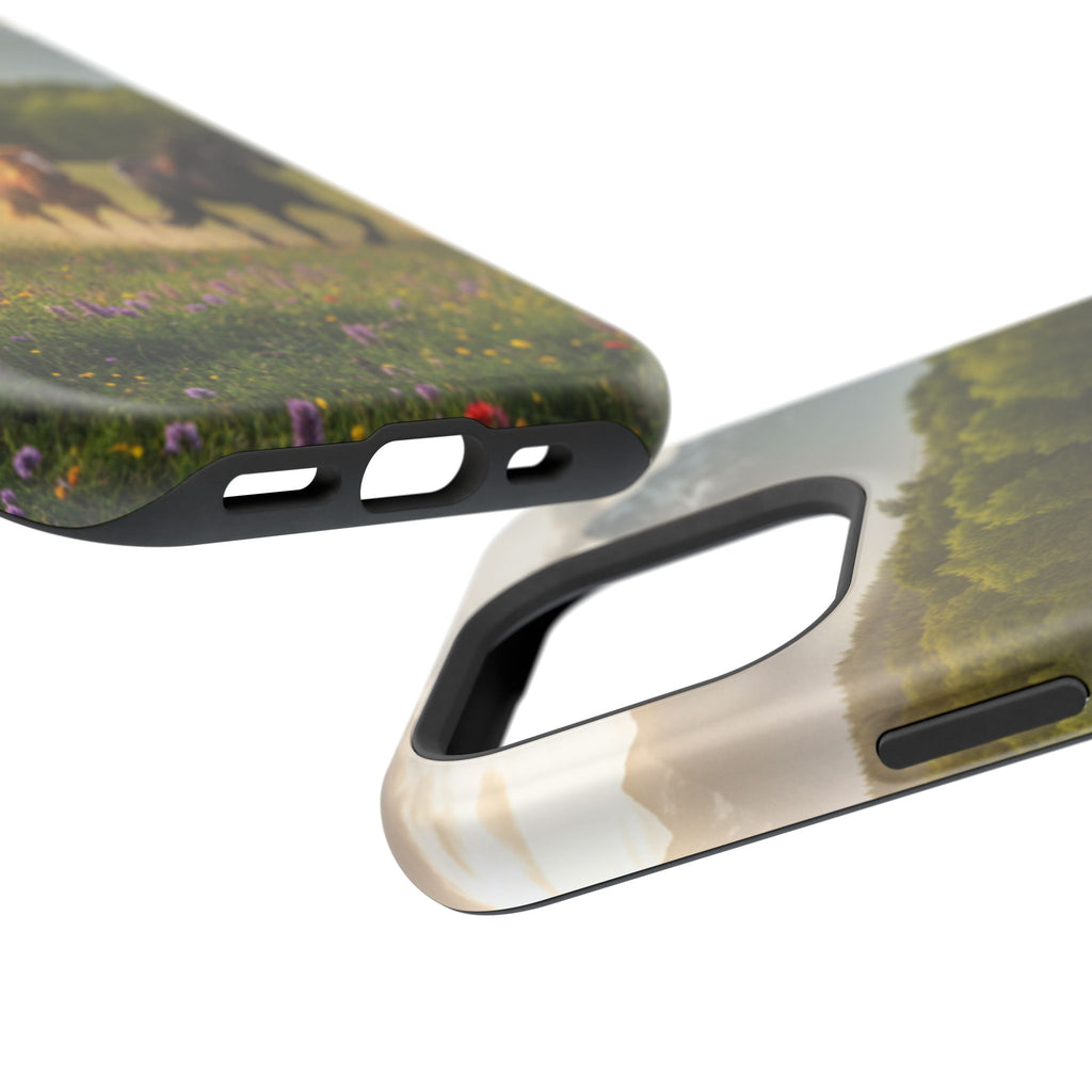 Running Horses Phone Case | Magnetic Impact-Resistant Case