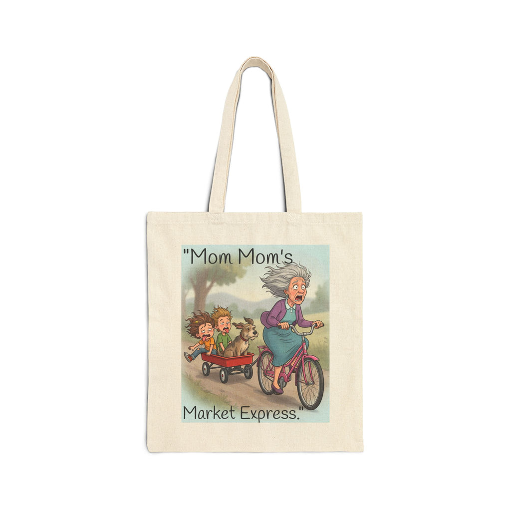 Tote Bag / "Mom Mom's Market Express" Funny Grandma Grocery Tote