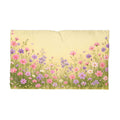 Floral Meadow Microfiber Pillowcase / Pastel Wildflower Garden Design