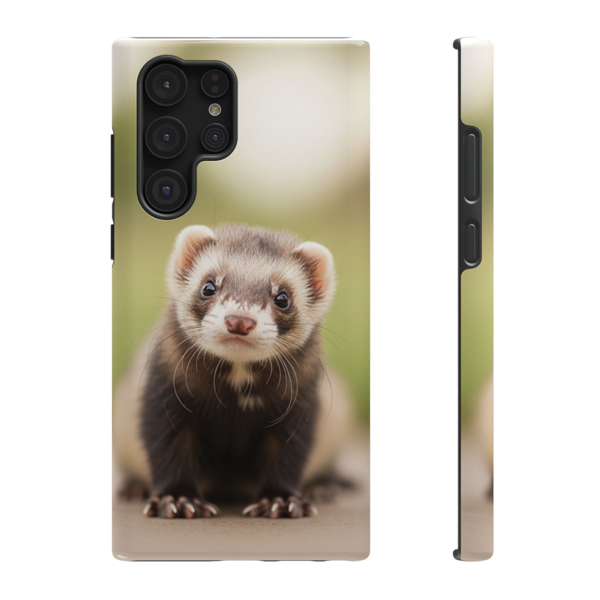 Cute Ferret Portrait Phone Case