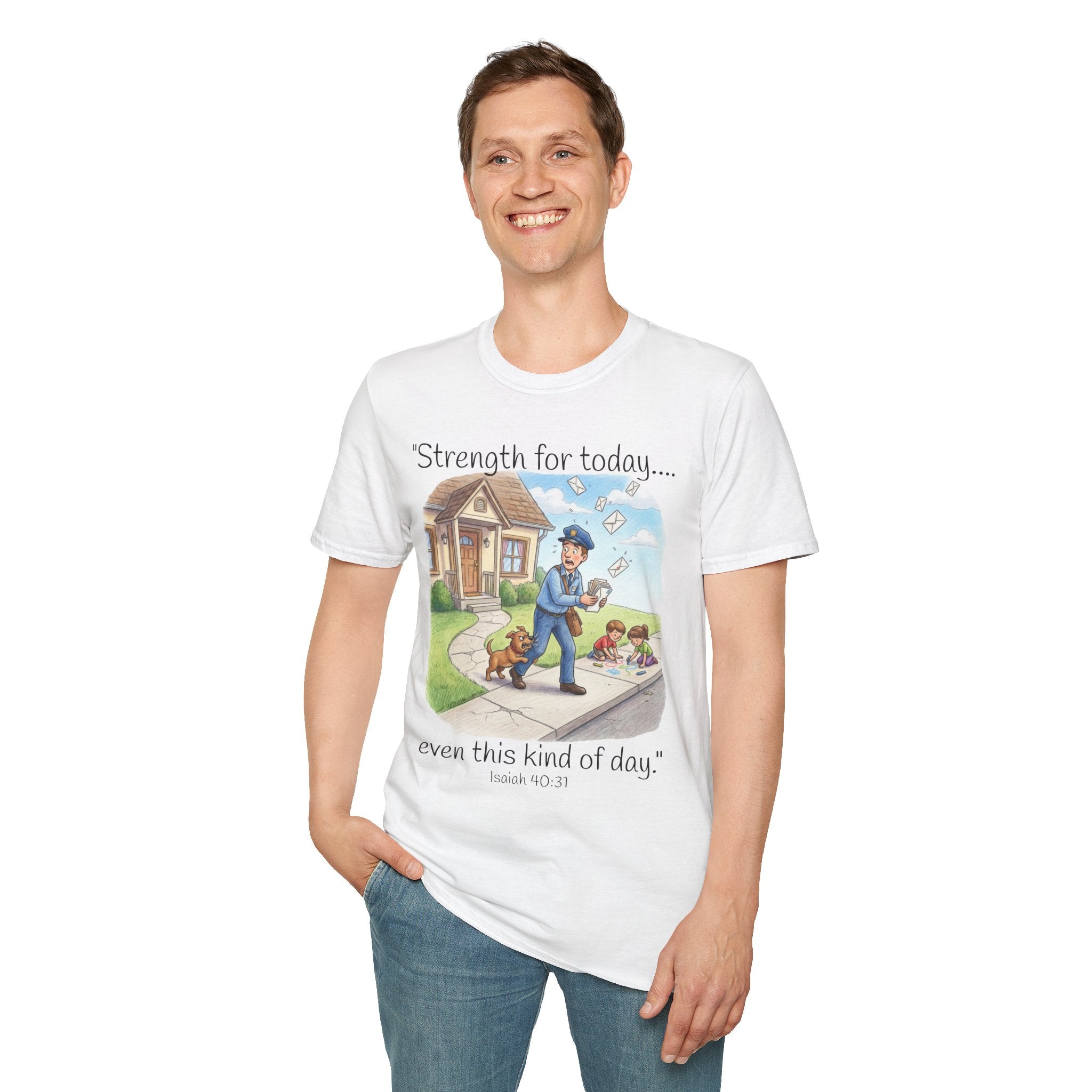 T-Shirt Postal Mail Carrier / Vintage Mailman Illustration Tee