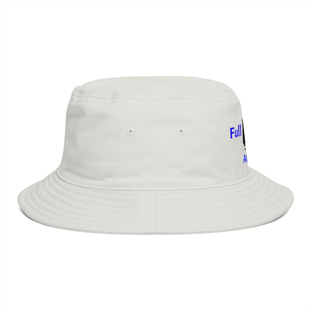 Full Steam Ahead train graphic Bucket Hat | steam locomotive motif