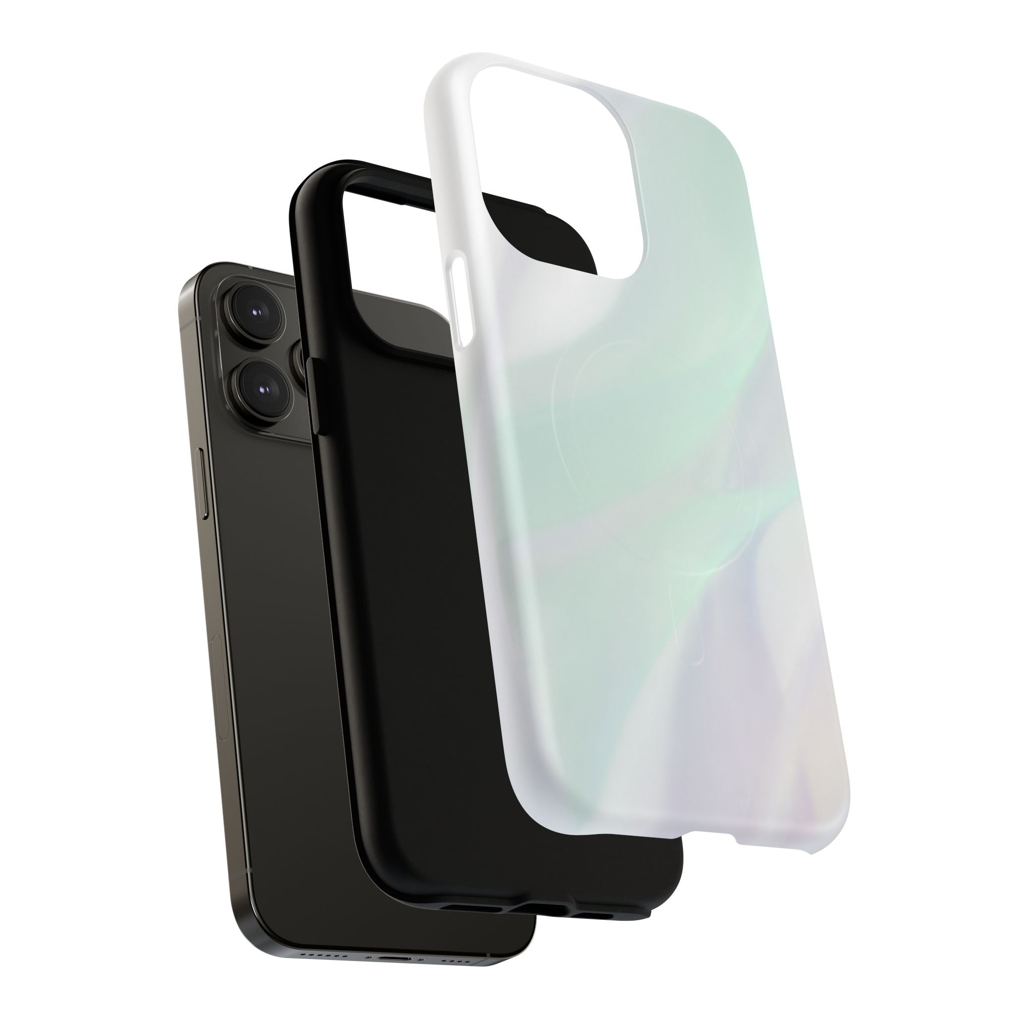 Abstract / Aurora Green Tough Phone Case