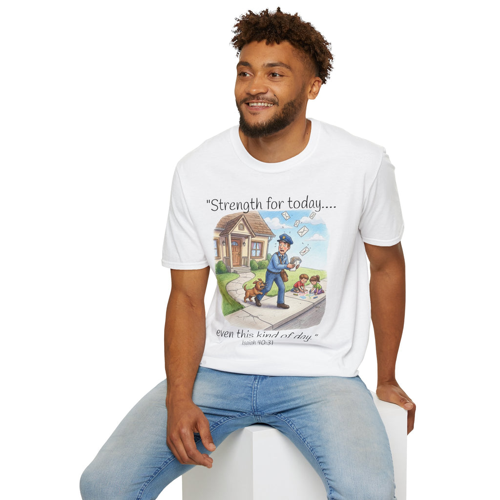 T-Shirt Postal Mail Carrier / Vintage Mailman Illustration Tee