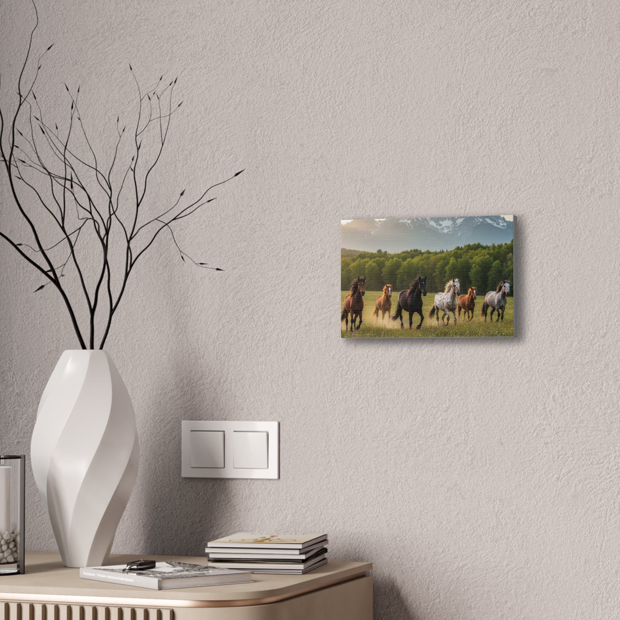 Wild Horses/Canvas Stretched, 0.75"