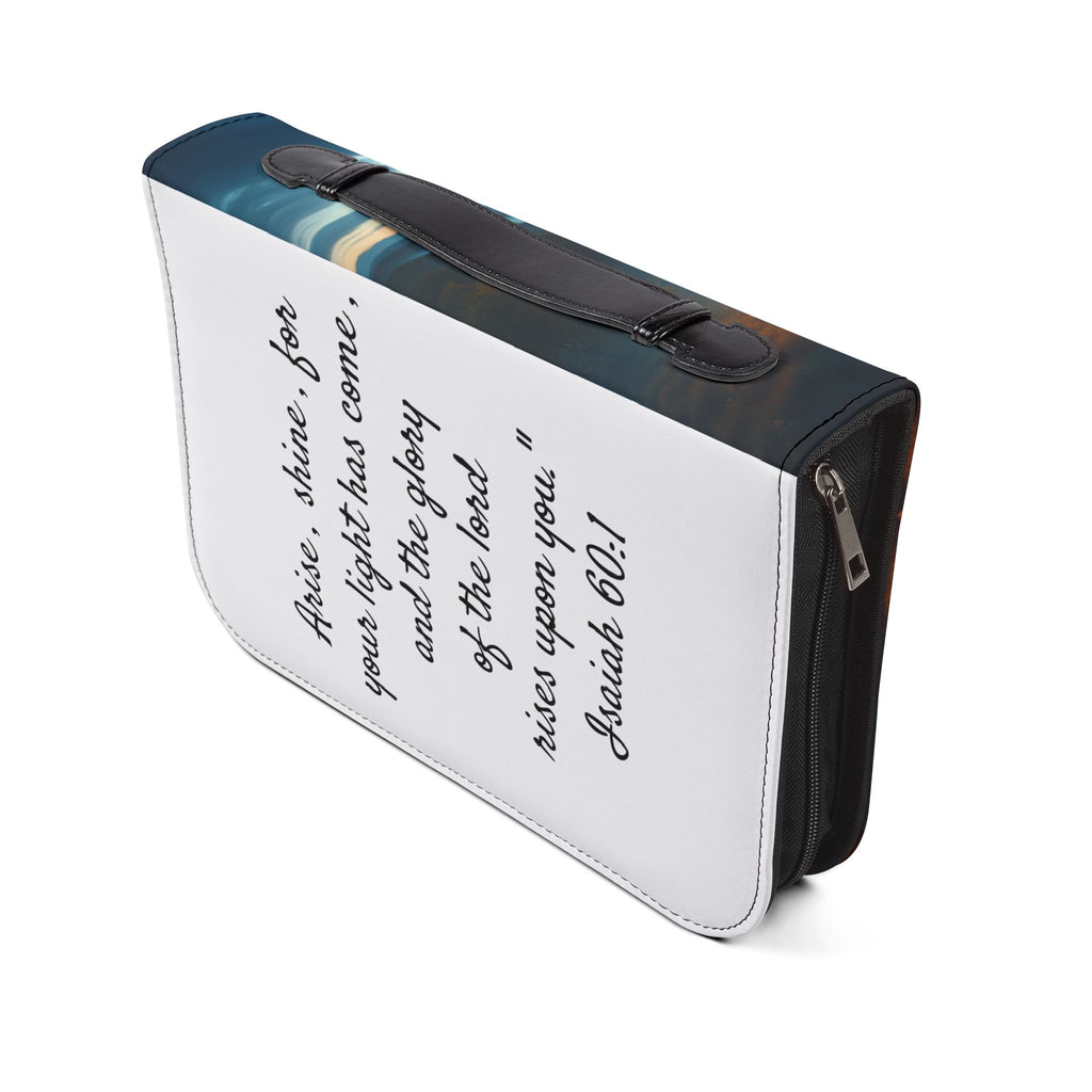 Bible Cover/Light from Heaven With Cross/ 100% PU Leather/