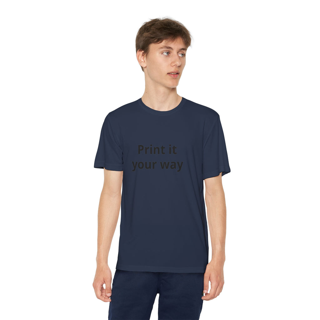 Print it your way Tee | Customizable Youth T-Shirt, Plain White Kids Tee