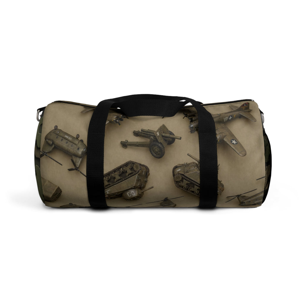 Vintage Tools Pattern Duffel Bag — Retro Carpenter Travel & Gym Bag