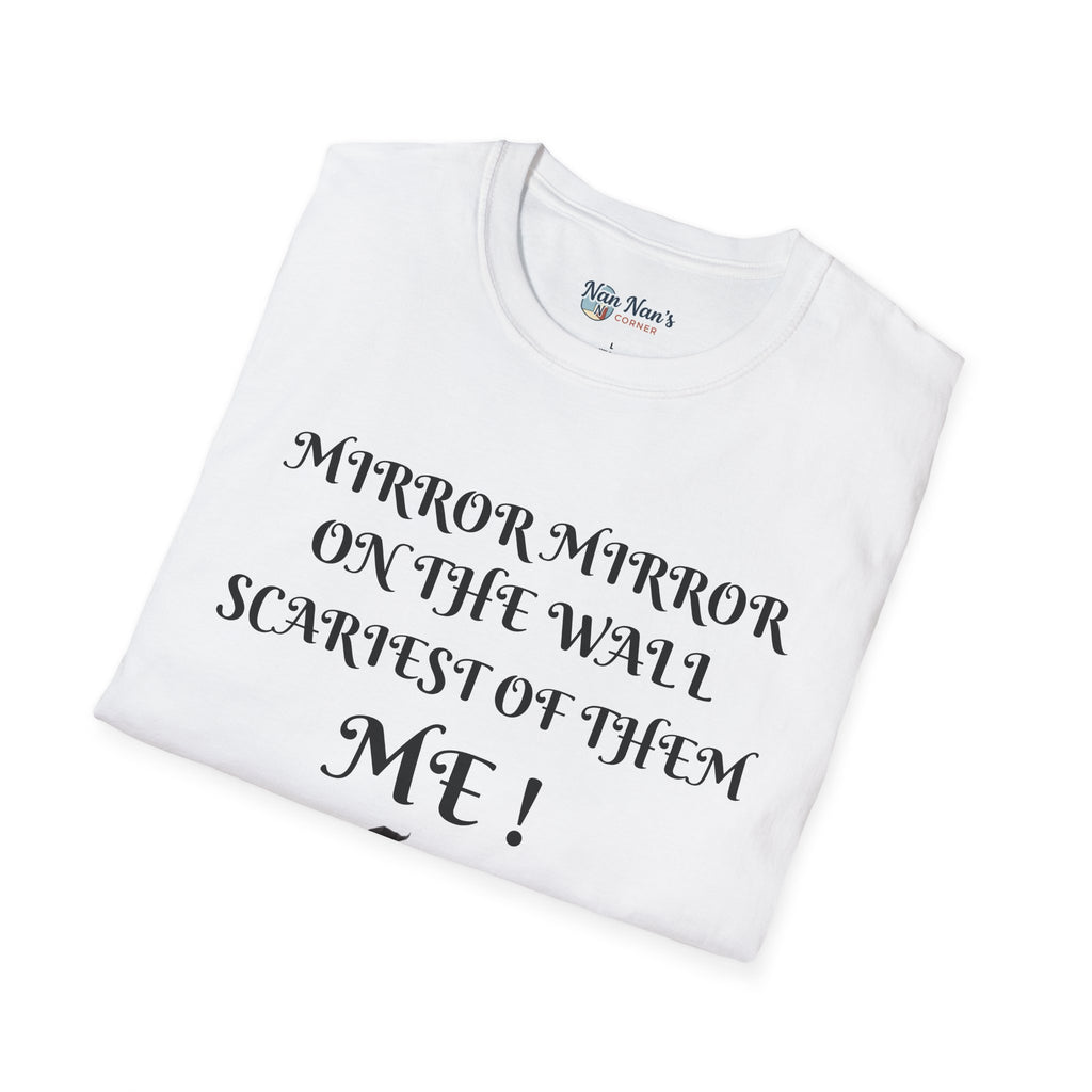 Mirror Mirror on the Wall Witch Illustration T-Shirt