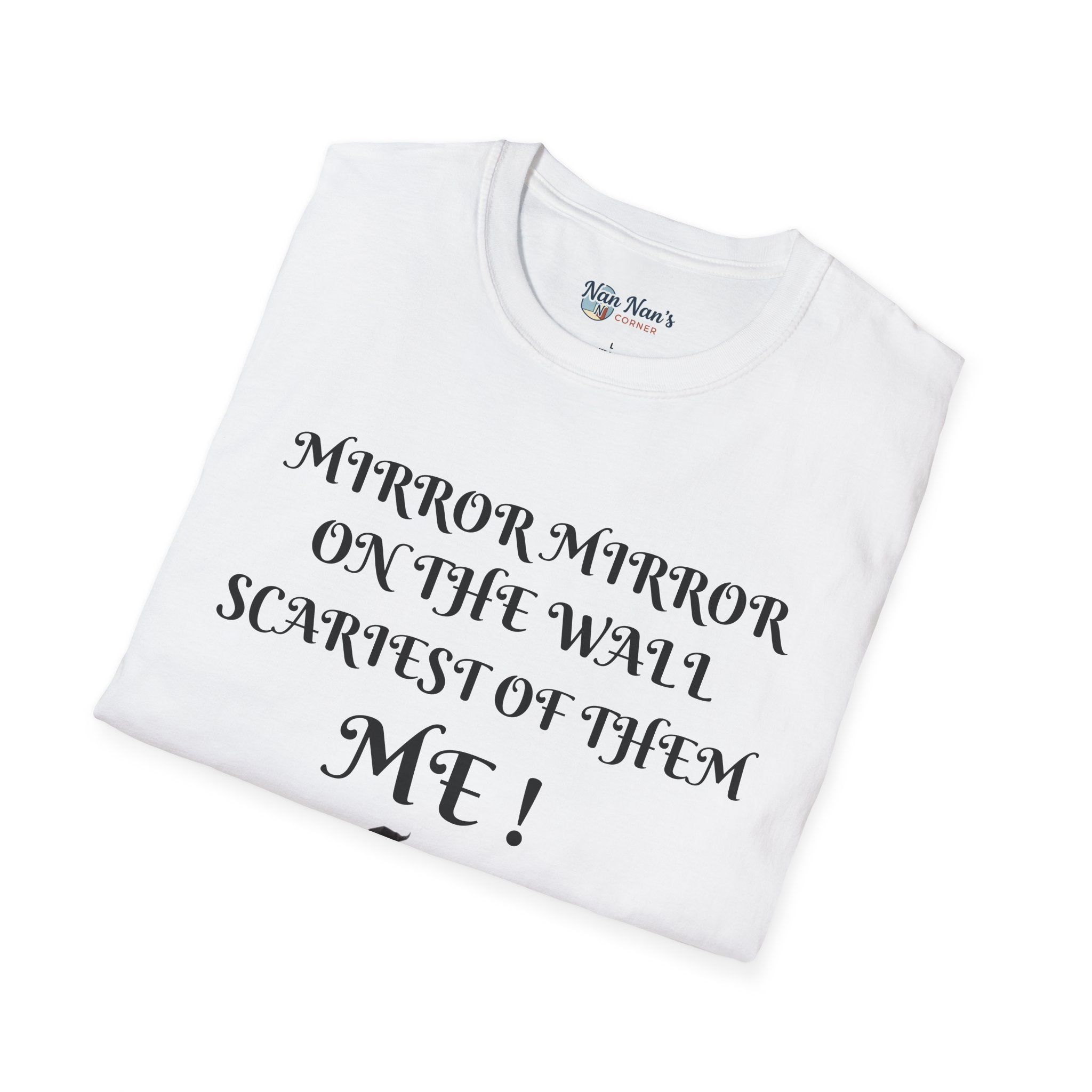 Mirror Mirror on the Wall Witch Illustration T-Shirt
