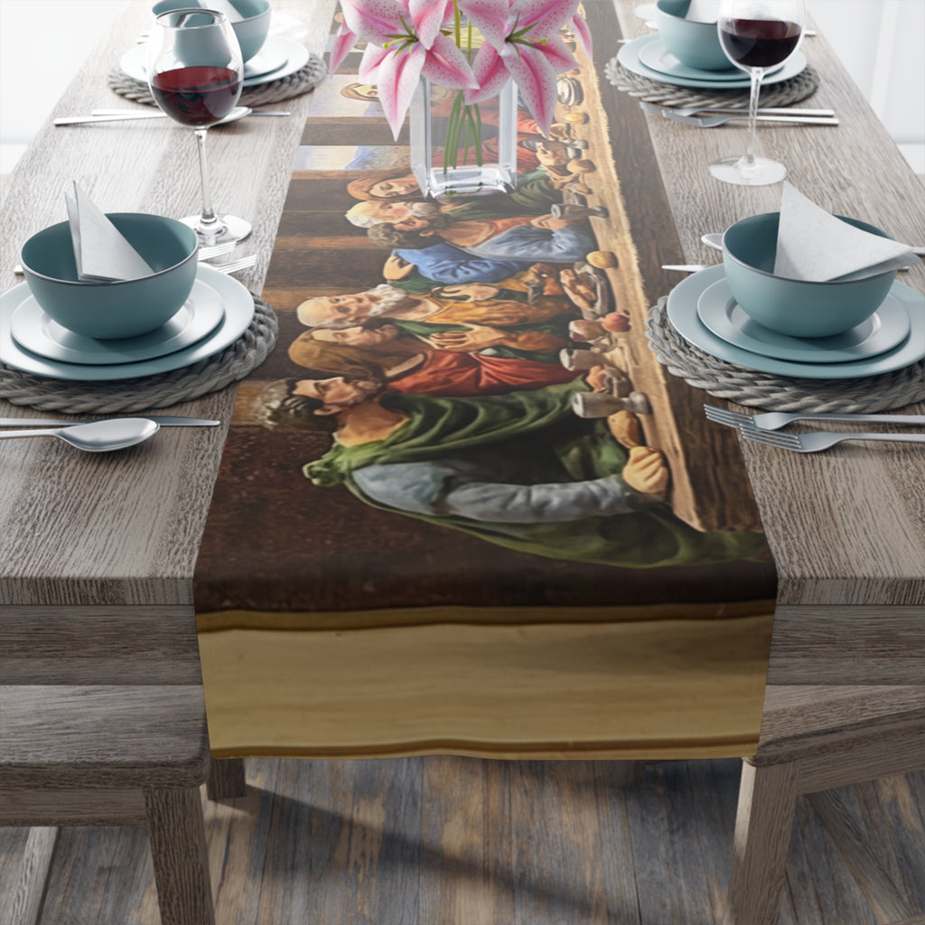 The Last Supper Table Runner | Religious Christian Dining Decor
