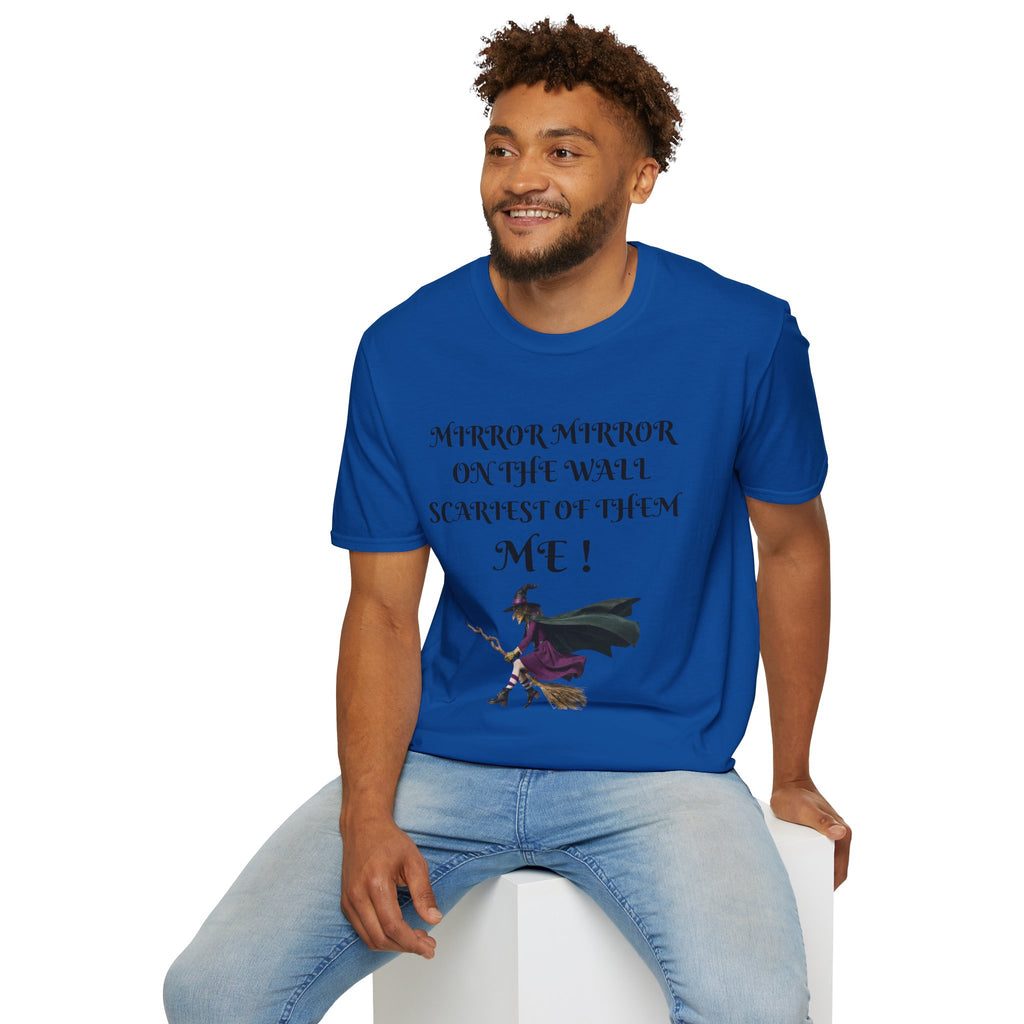 Mirror Mirror on the Wall Witch Illustration T-Shirt