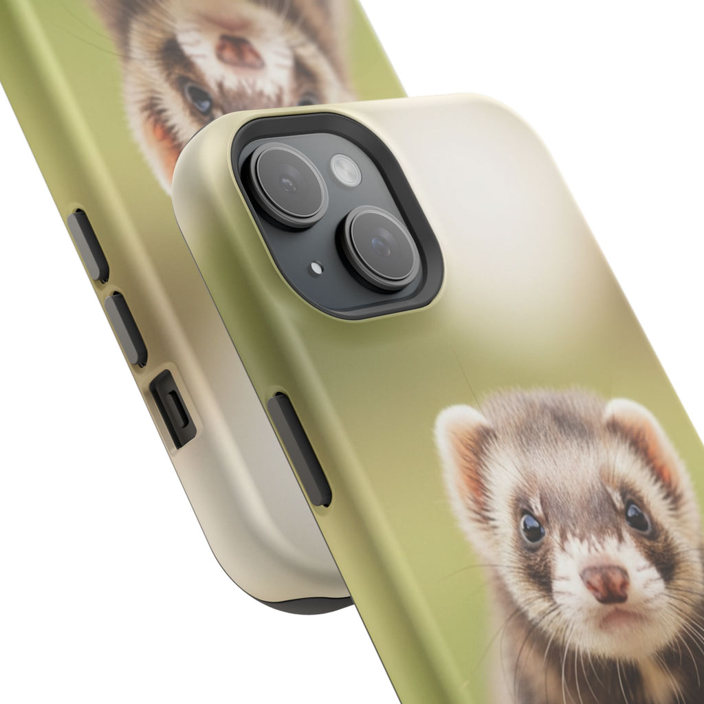 Cute Ferret Portrait Phone Case