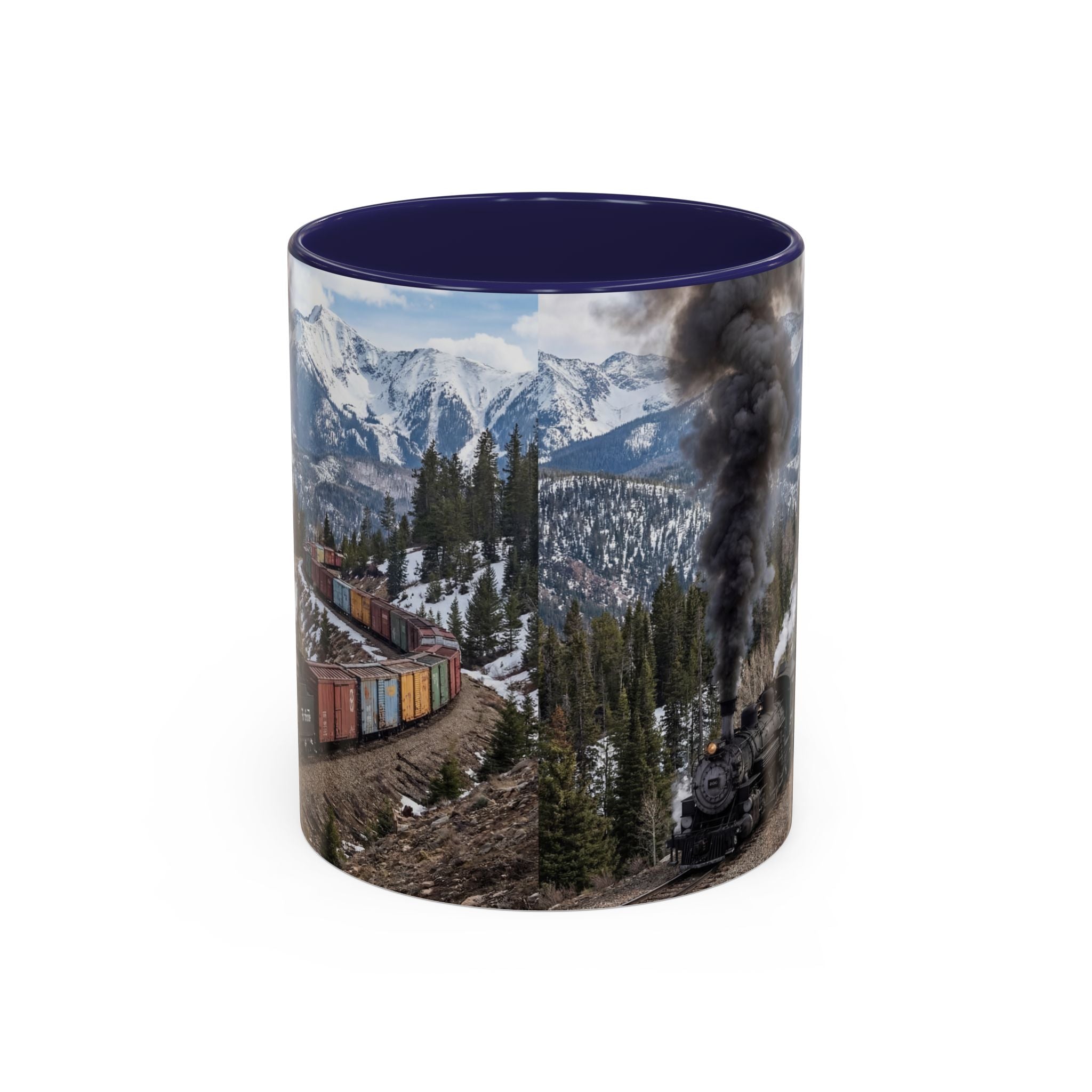 Accent Coffee Mug (11, 15oz)/Steam Train