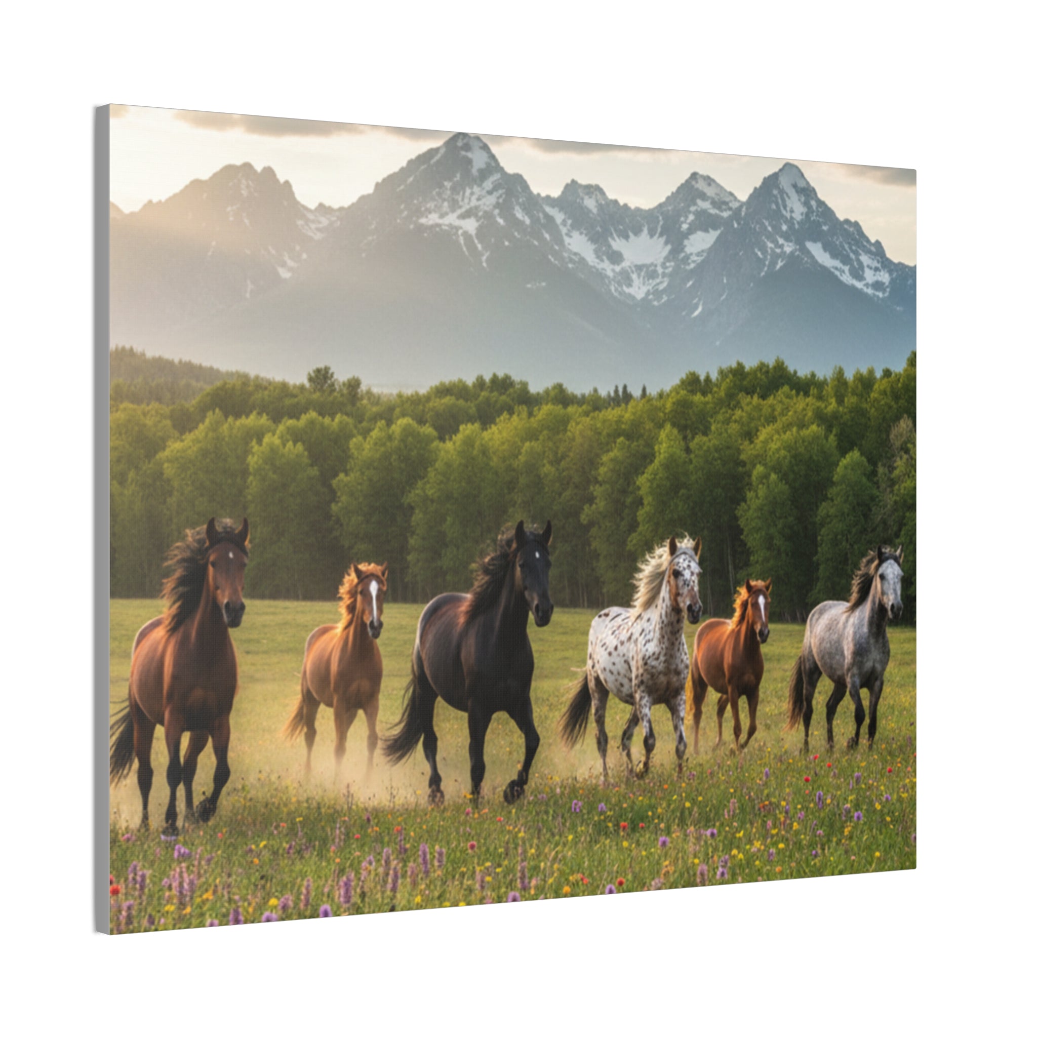 Wild Horses/Canvas Stretched, 0.75"