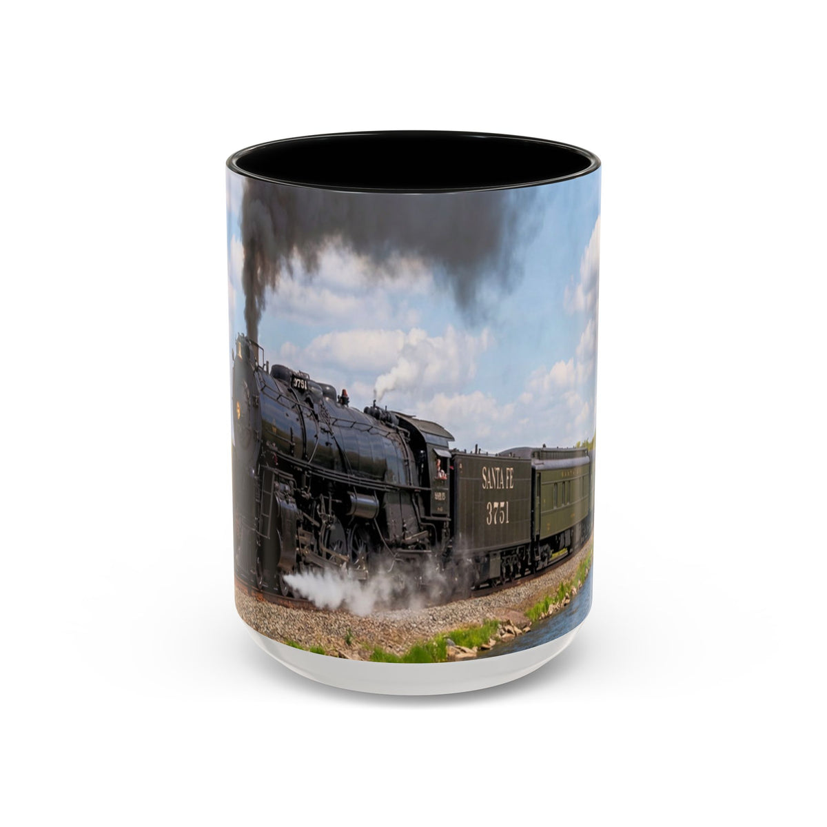 Vintage Steam Locomotive Mug | Accent Coffee Mug 11oz 15oz