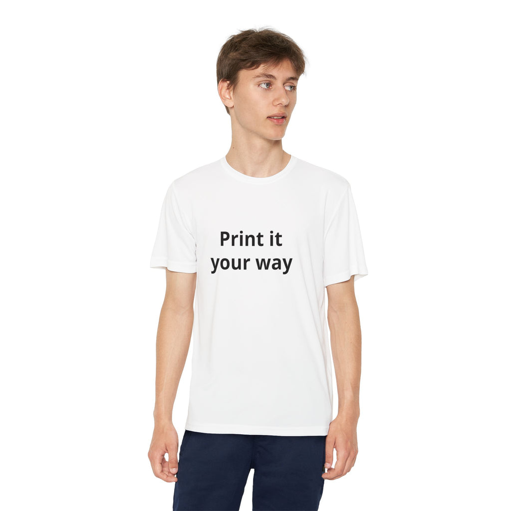 Print it your way Tee | Customizable Youth T-Shirt, Plain White Kids Tee