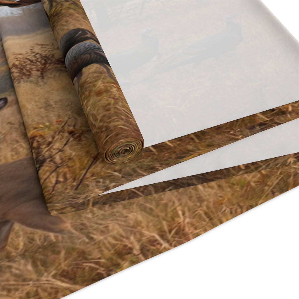 Wandering Deer/Table Runner (Cotton, Poly)