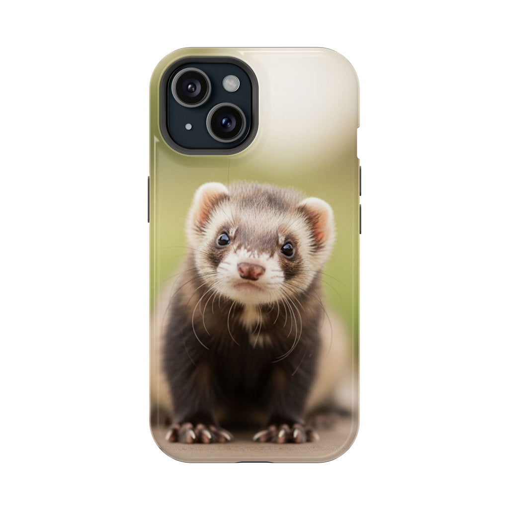 Cute Ferret Portrait Phone Case