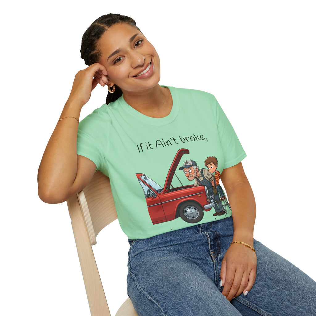 Funny Mechanic Grampa t-shirt/ Vintage Car Repair