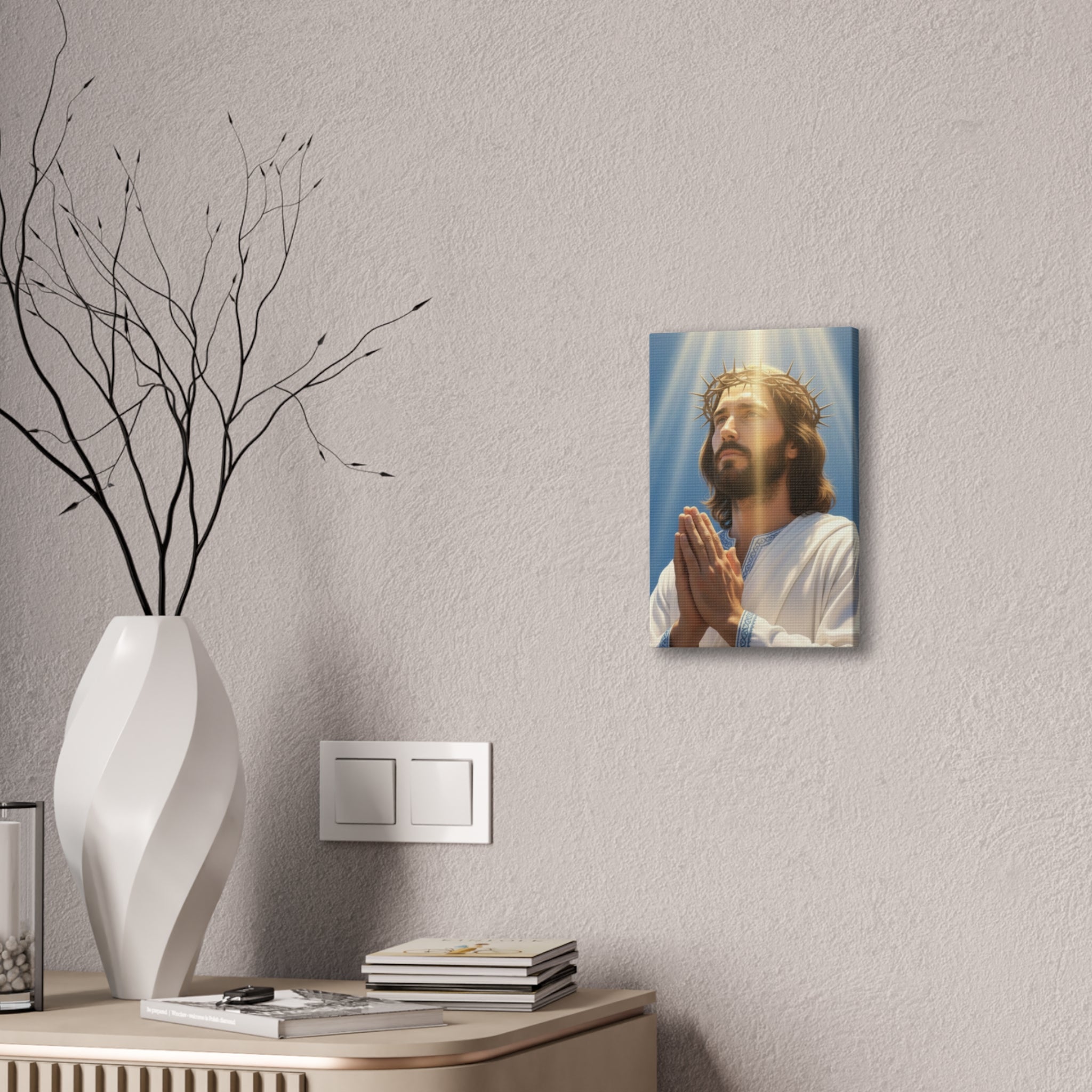 Praying Jesus Canvas