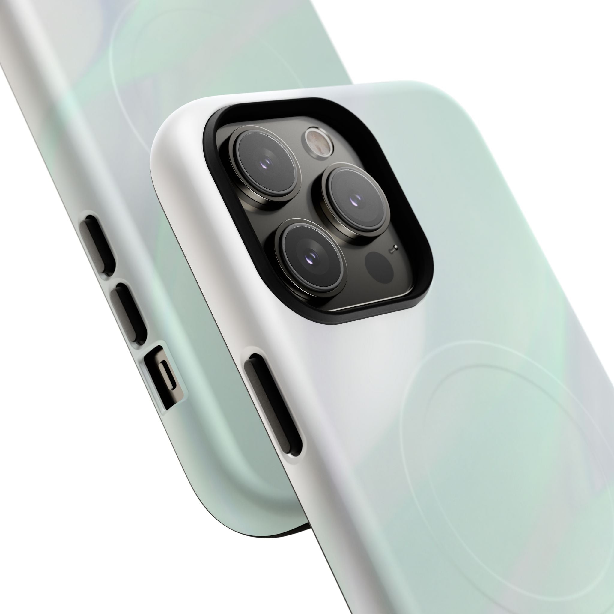 Abstract / Aurora Green Tough Phone Case