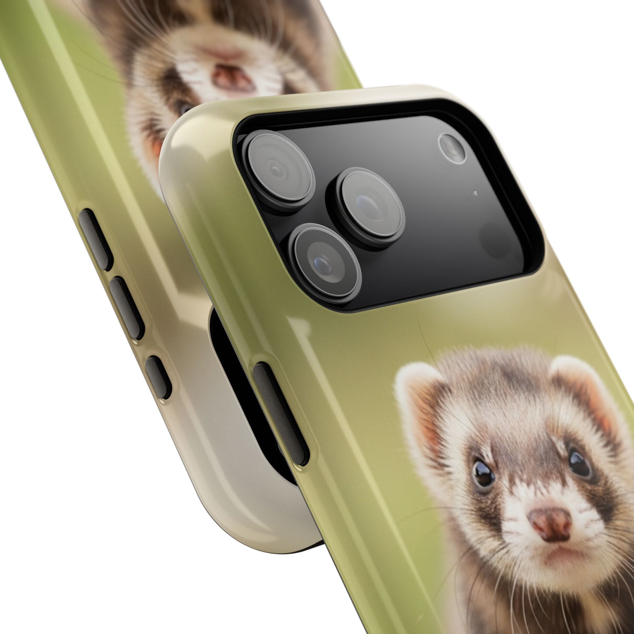 Cute Ferret Portrait Phone Case