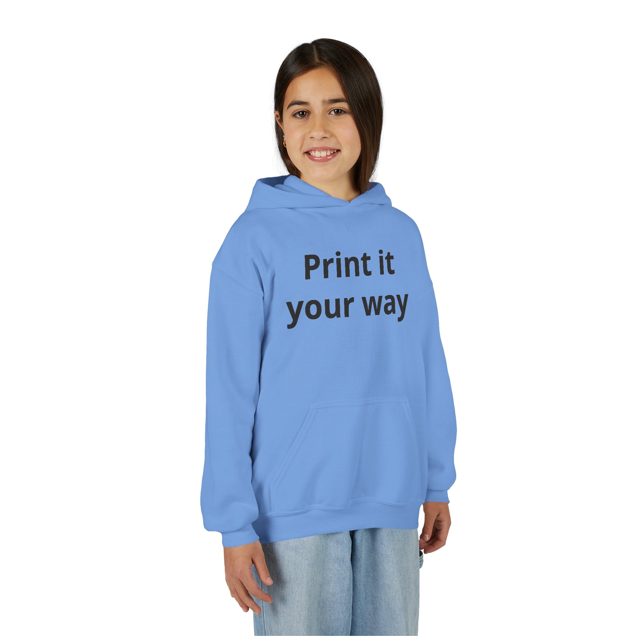 Hooded Sweatshirt Print It Your Way | Custom Youth Hoodie