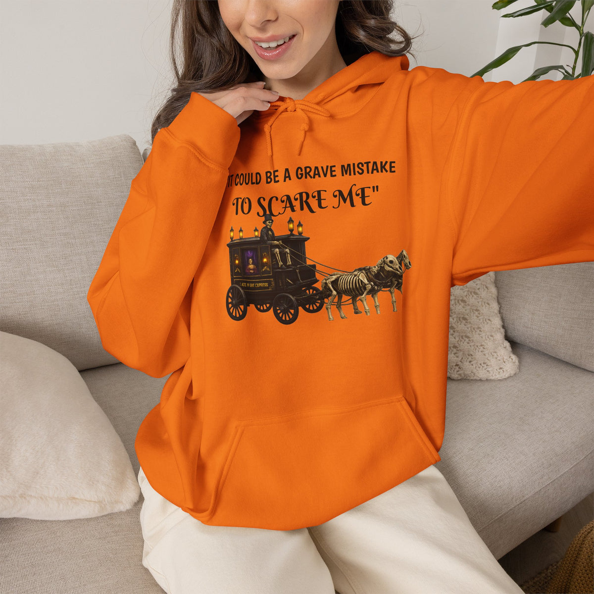 Too Scare Me/Unisex Heavy Blend™ Hooded Sweatshirt