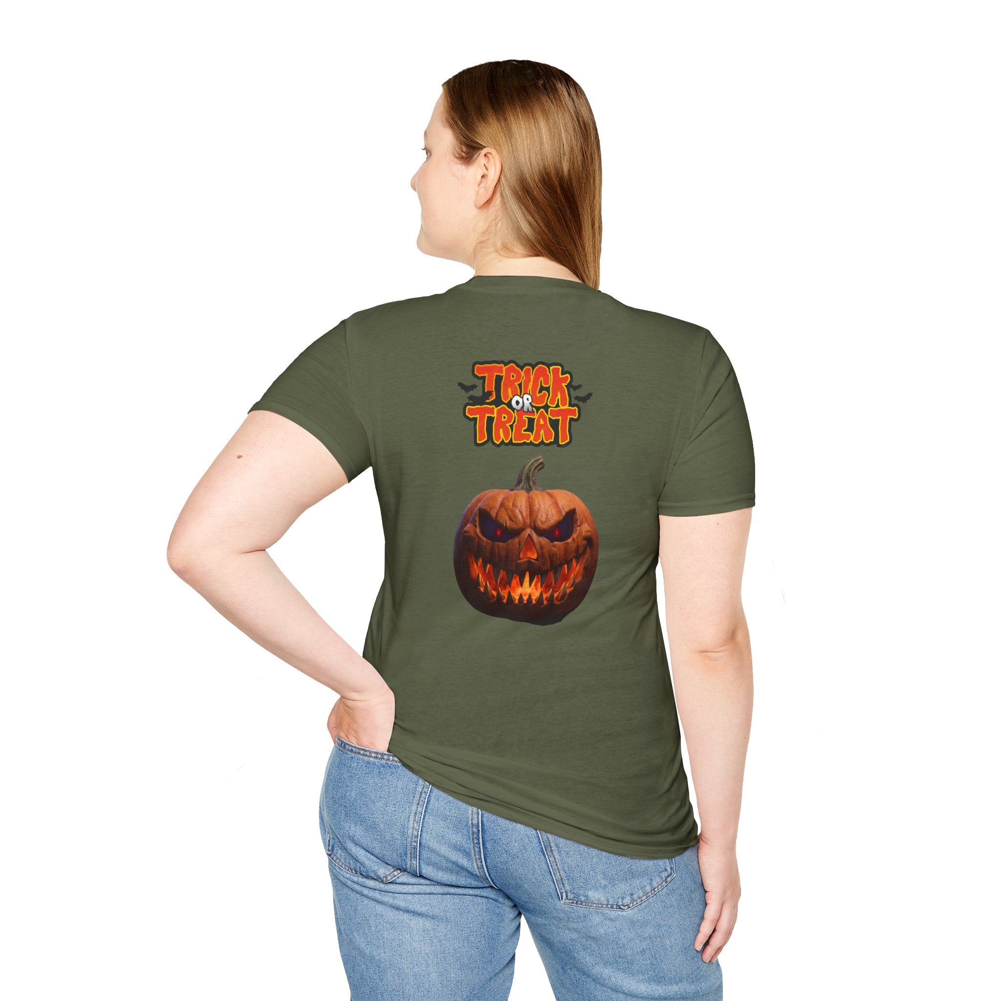 Happy Halloween Pumpkin T-Shirt | Jack-O'-Lantern Graphic Tee