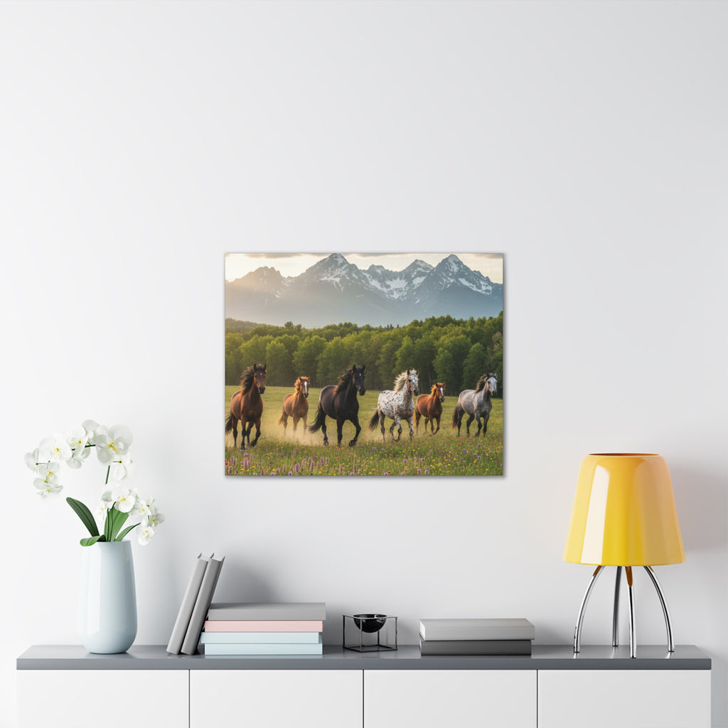 Wild Horses/Canvas Stretched, 0.75"
