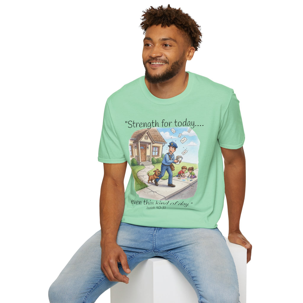 T-Shirt Postal Mail Carrier / Vintage Mailman Illustration Tee