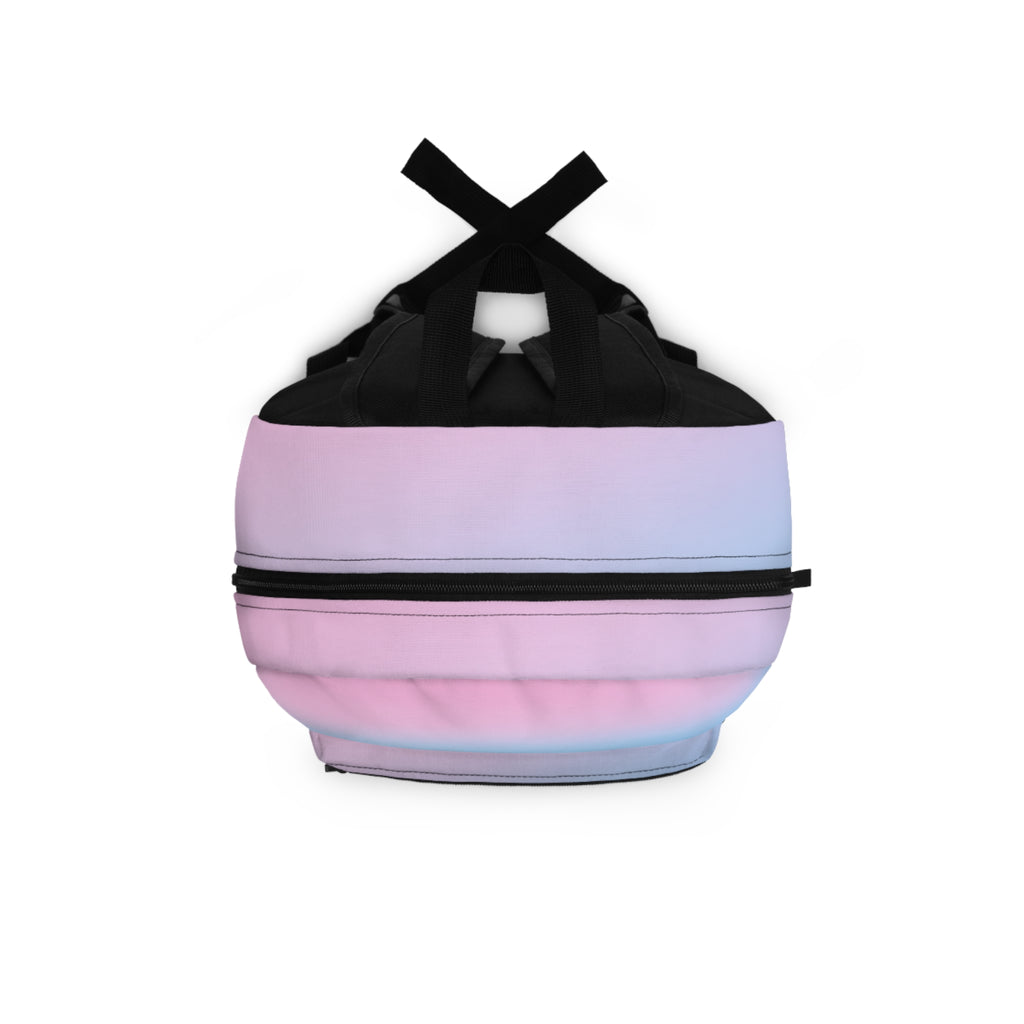 Pastel Ombre Backpack | Pink Blue Gradient School Bag
