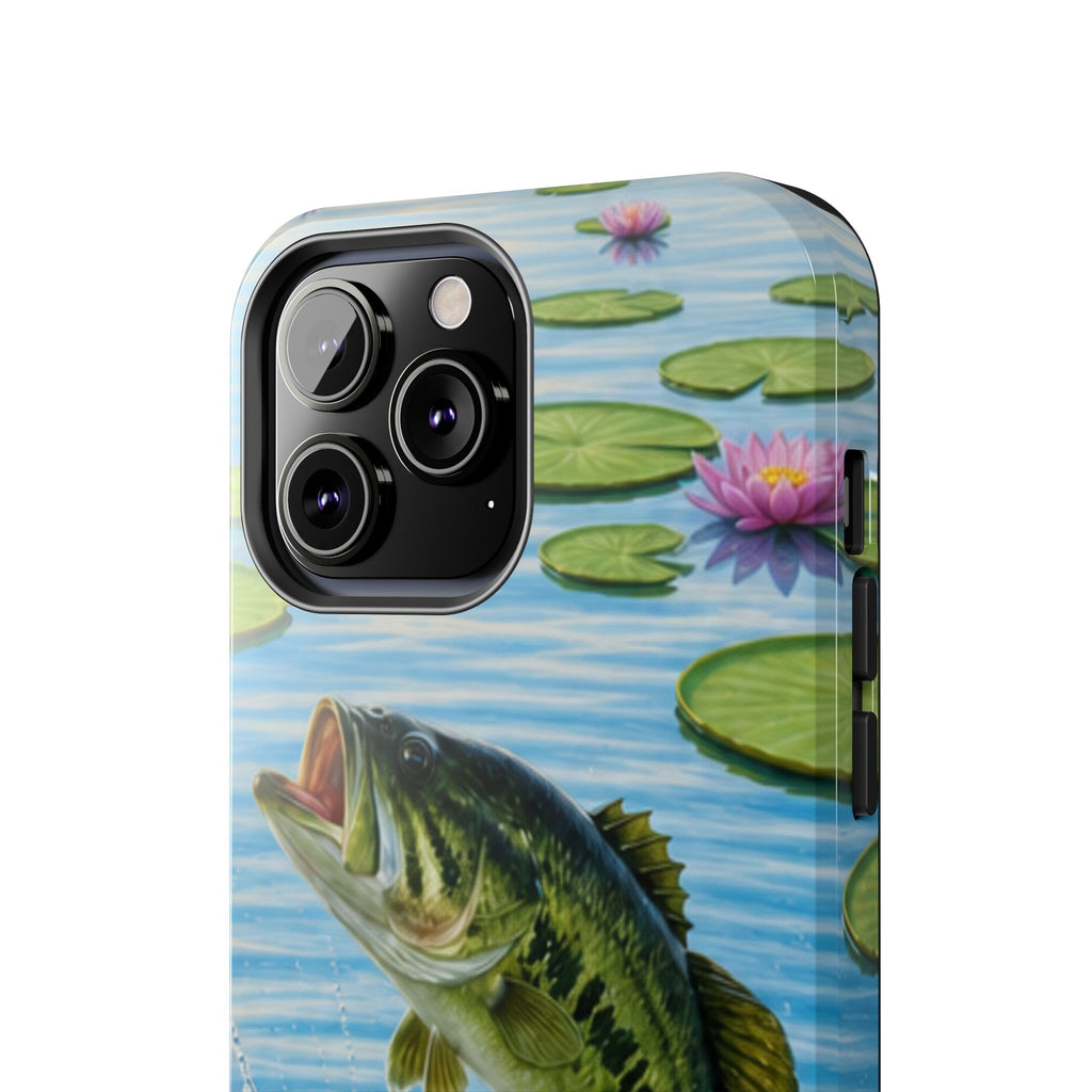 Largemouth Bass Jumping Phone Case | Tough Phone Case