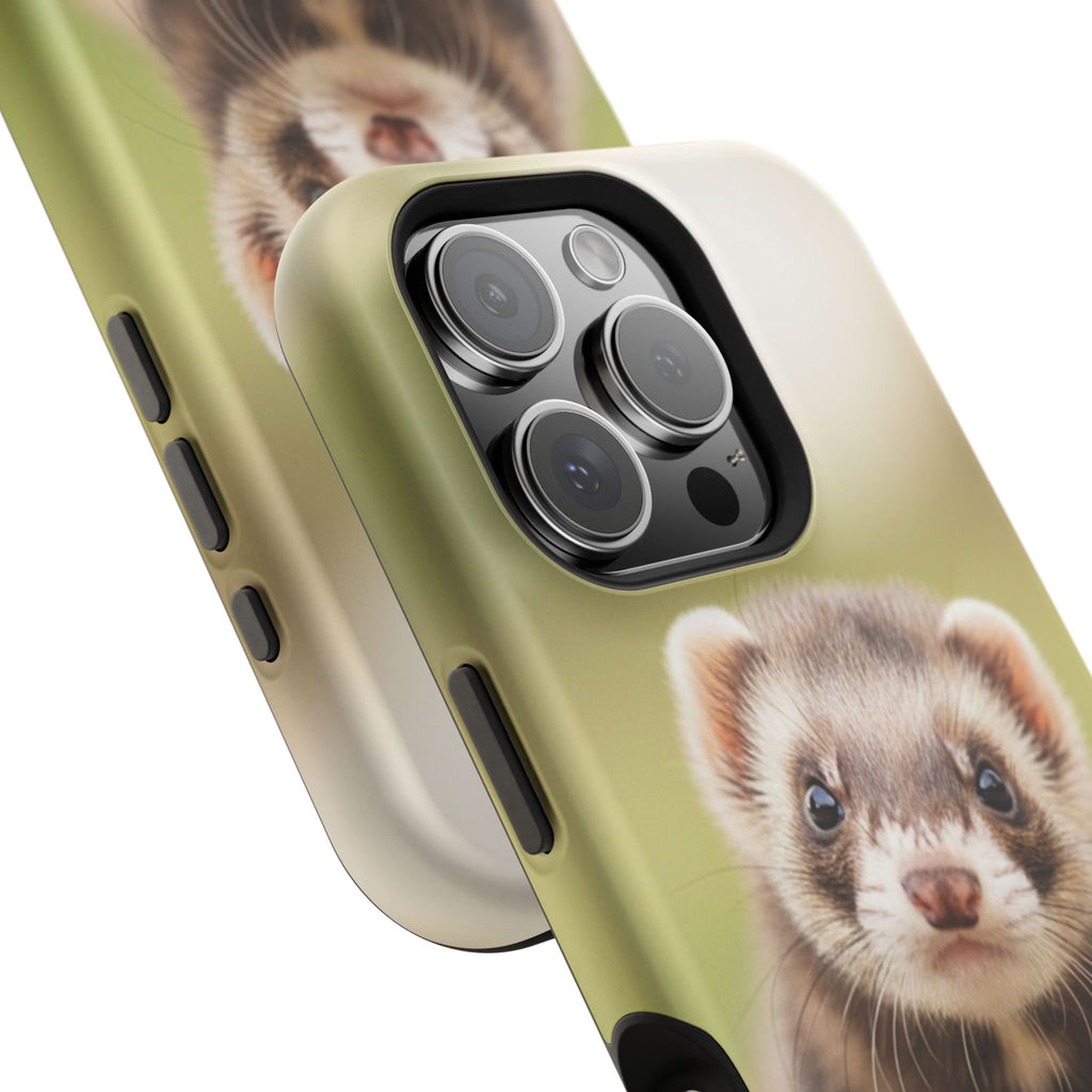 Cute Ferret Portrait Phone Case