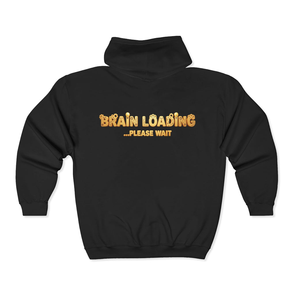 Loading Brain Full Zip Hooded Sweatshirt