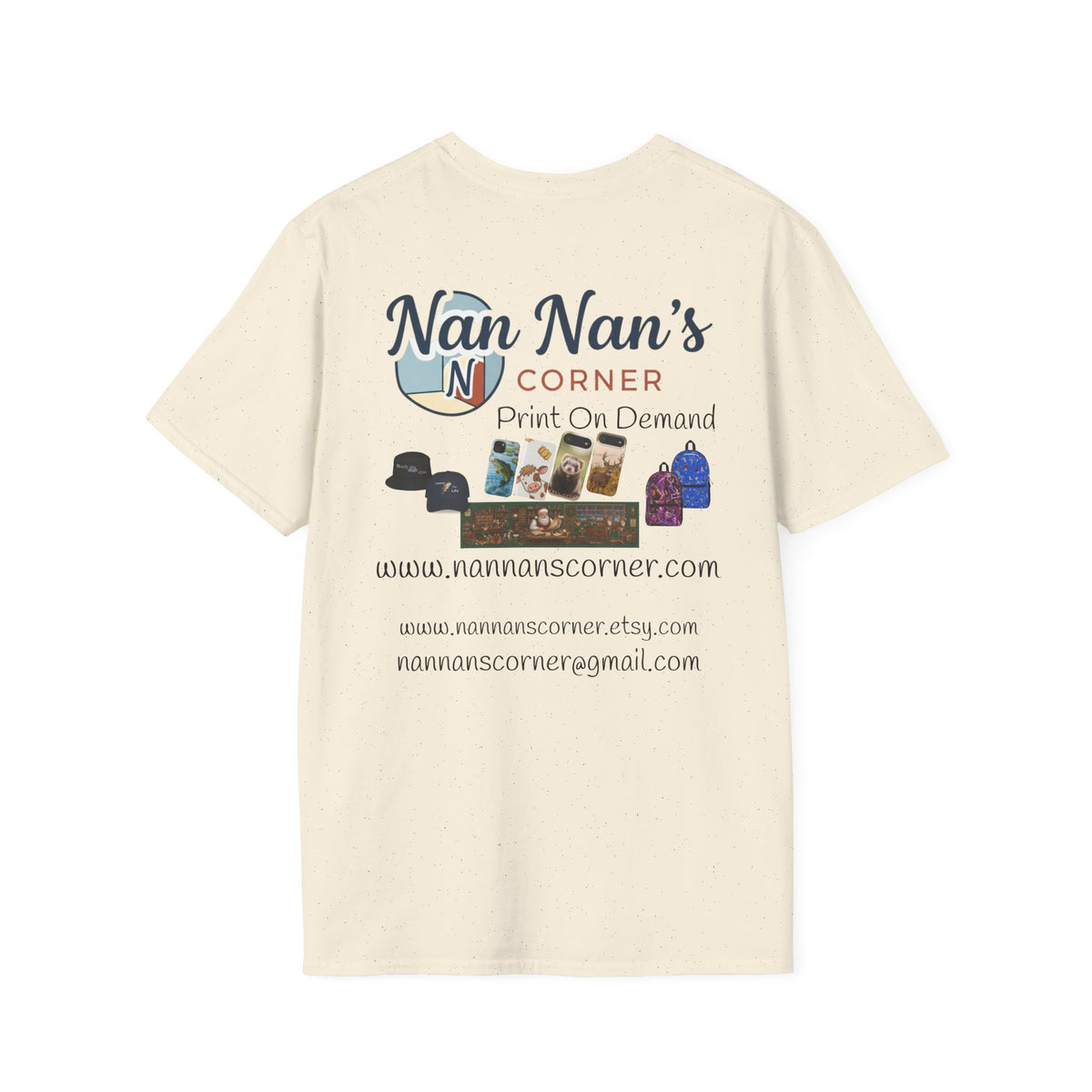 Nan Nan's Corner Unisex Logo Graphic T-Shirt – Boutique Cotton Tee