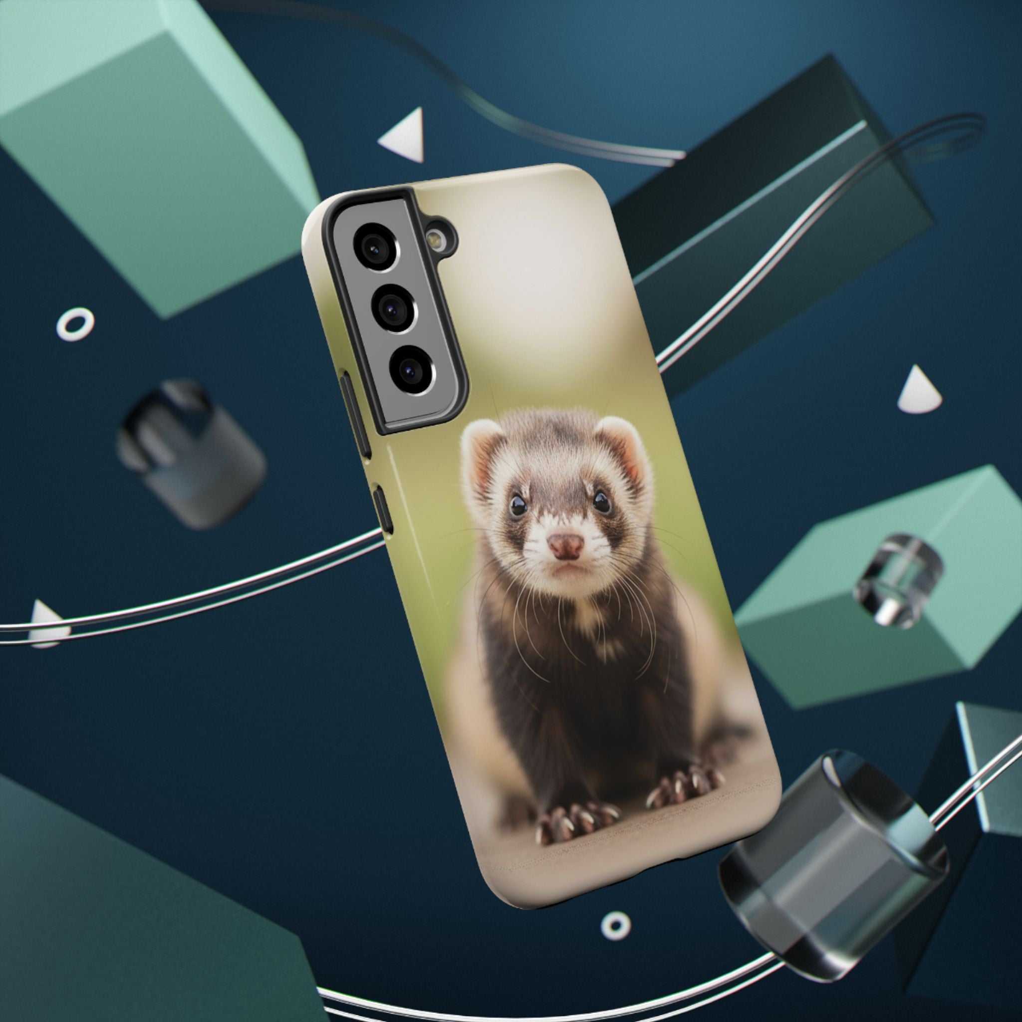 Cute Ferret Portrait Phone Case