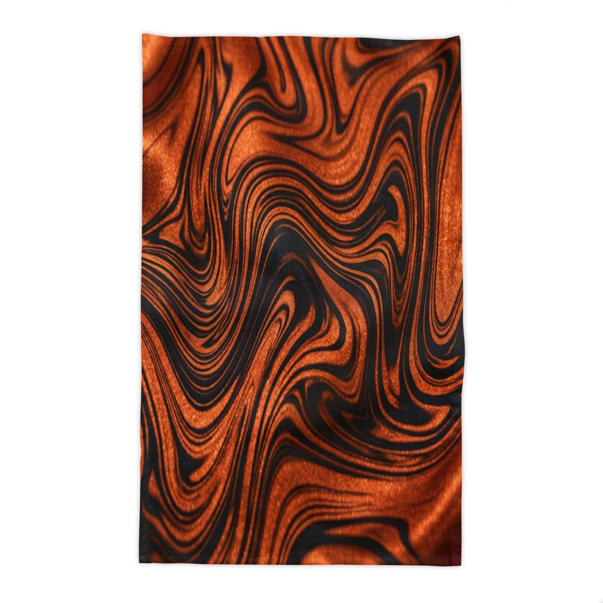 Burnt Orange Marbled Tablecloths