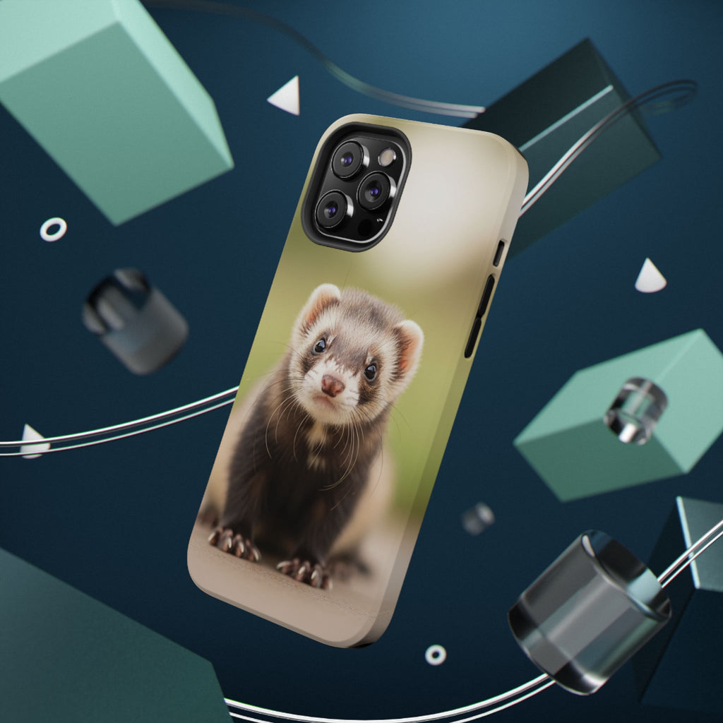 Cute Ferret Portrait Phone Case