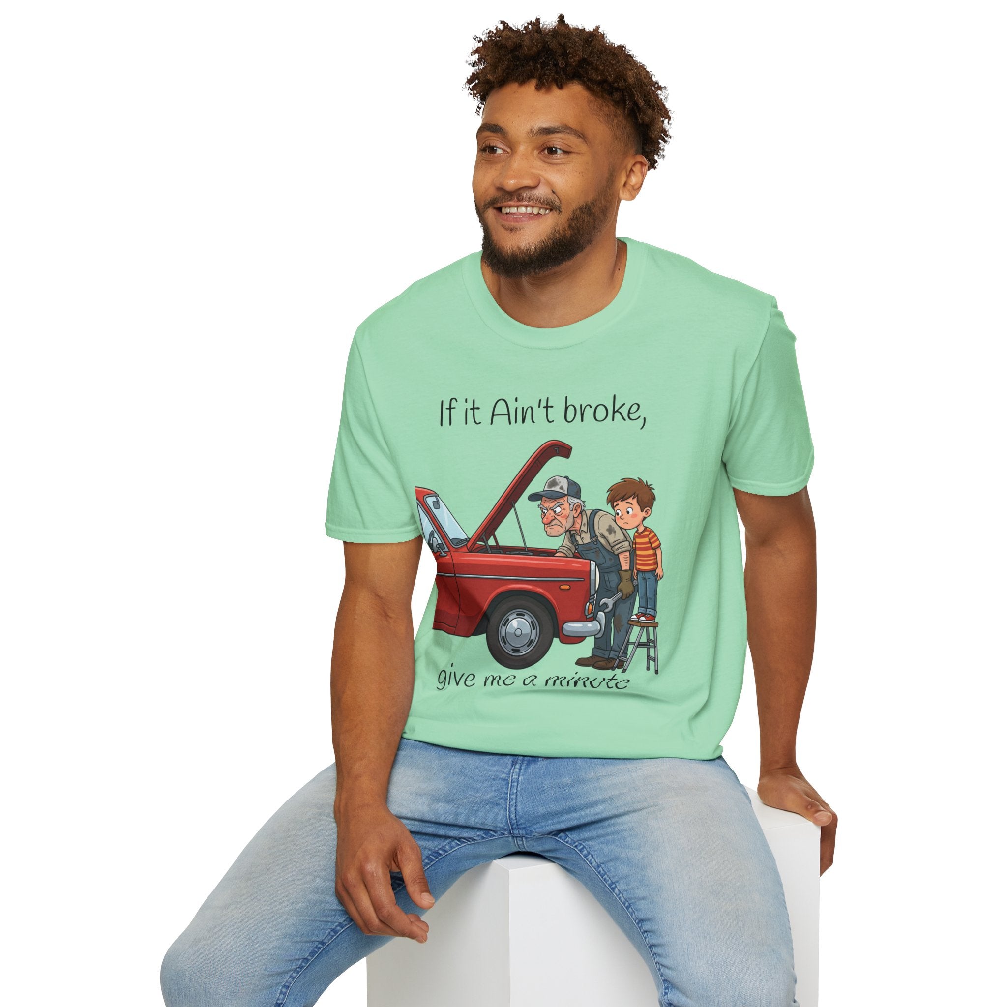 Funny Mechanic Grampa t-shirt/ Vintage Car Repair