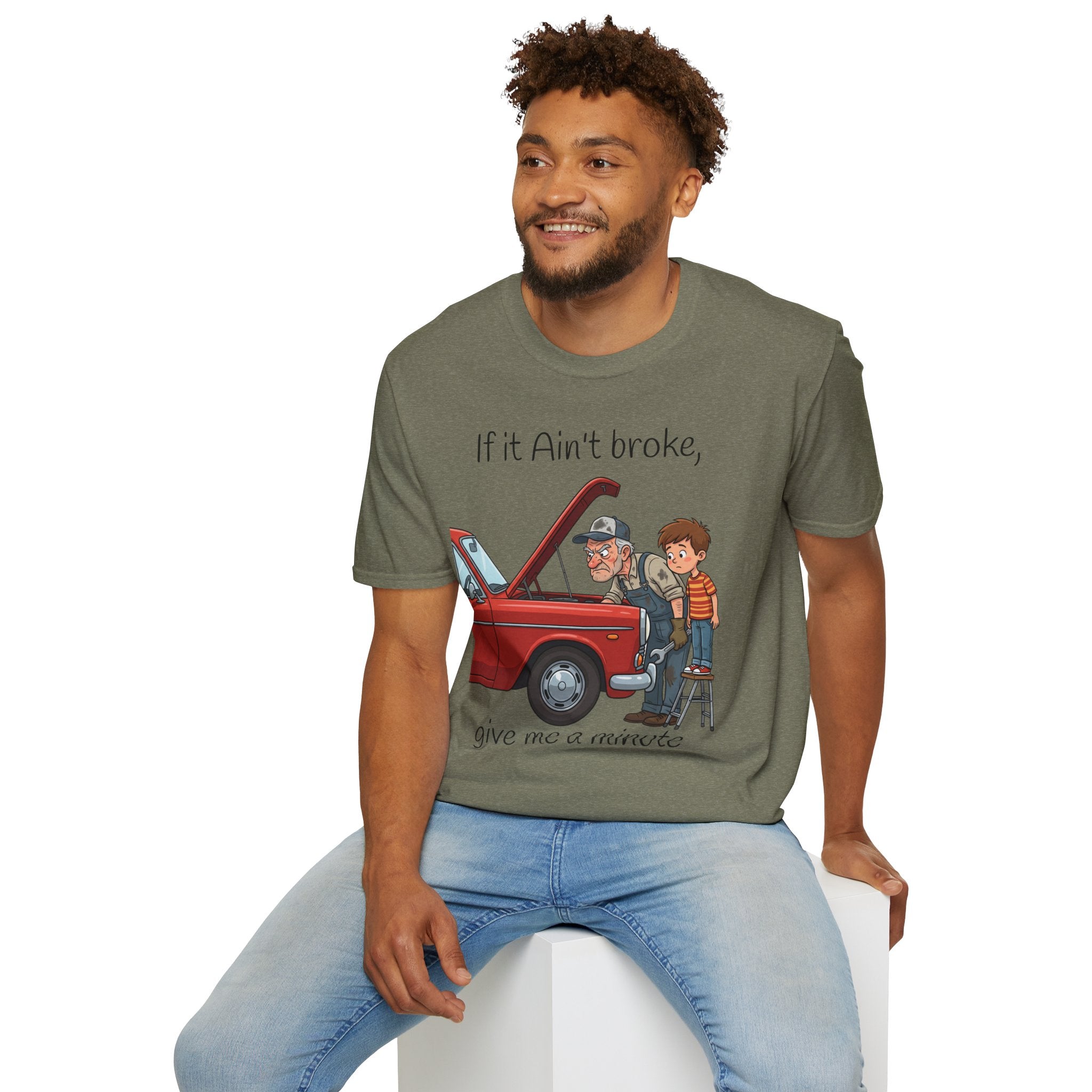 Funny Mechanic Grampa t-shirt/ Vintage Car Repair